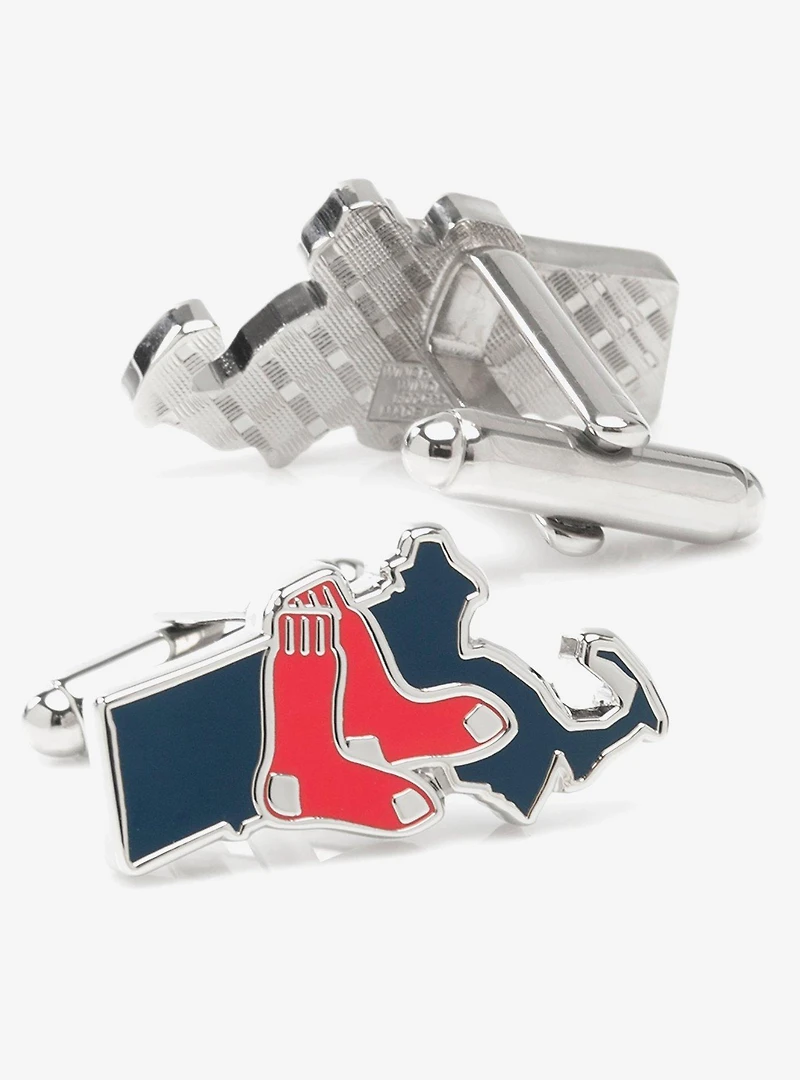 MLB Boston Red Sox State Shaped Cufflinks