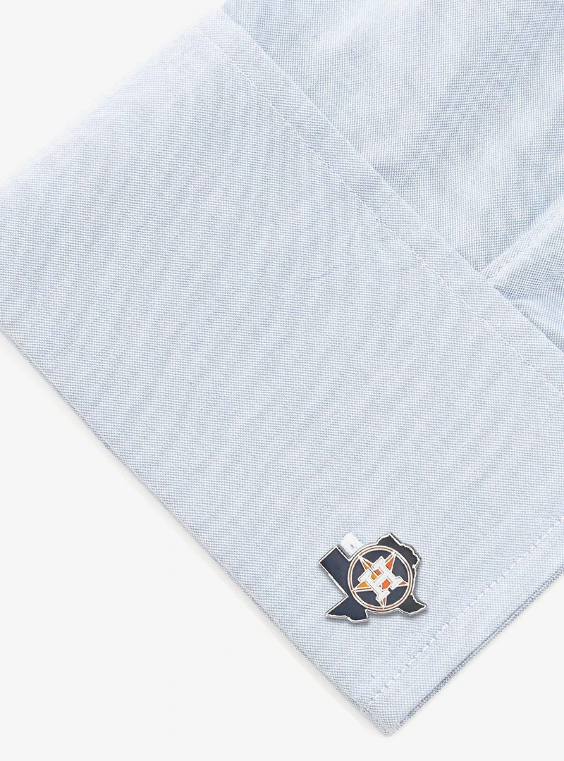 MLB Houston Astros State Shaped Cufflinks