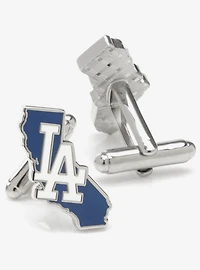 MLB LA Dodgers State Shaped Cufflinks