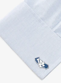 MLB LA Dodgers State Shaped Cufflinks