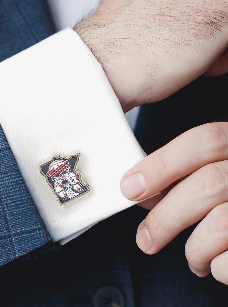 MLB Minnesota Twins Minnie & Paul Cufflinks