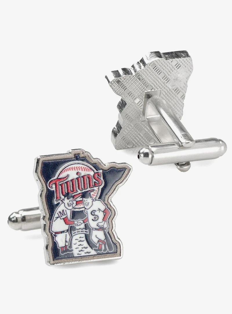 MLB Minnesota Twins Minnie & Paul Cufflinks