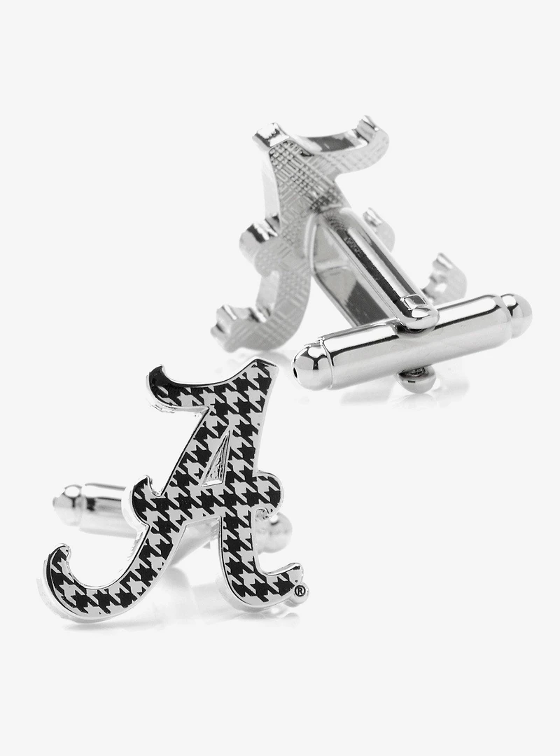 NCAA University of Alabama Houndstooth Cufflinks