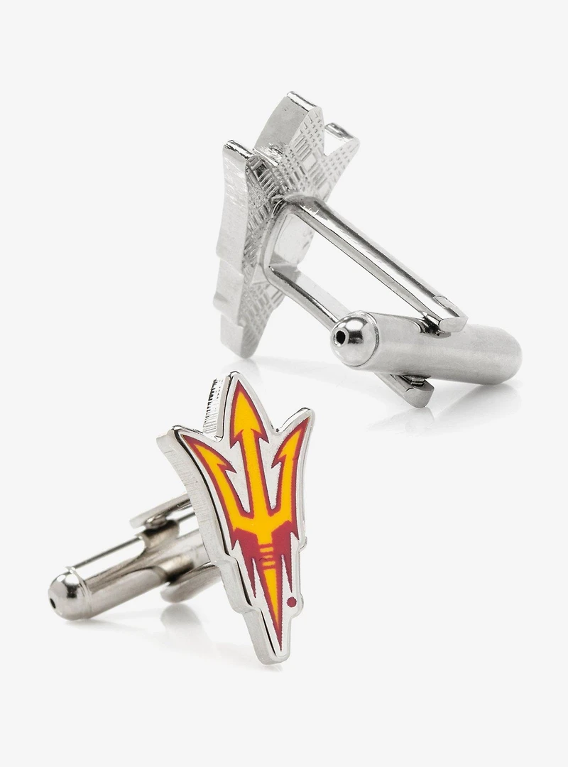 NCAA Arizona State University Sun Devils Pitchfork Cufflinks