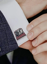 NCAA Alabama University Elephant Mascot Cufflinks