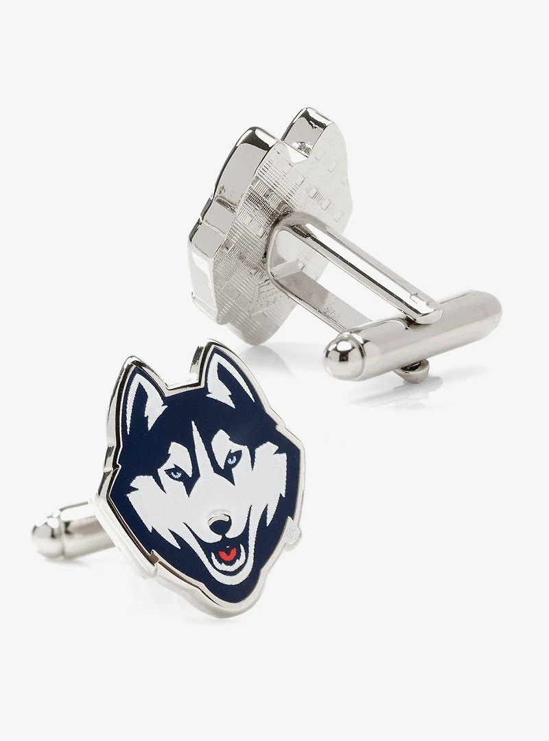 NCAA University of Connecticut Huskies Cufflinks