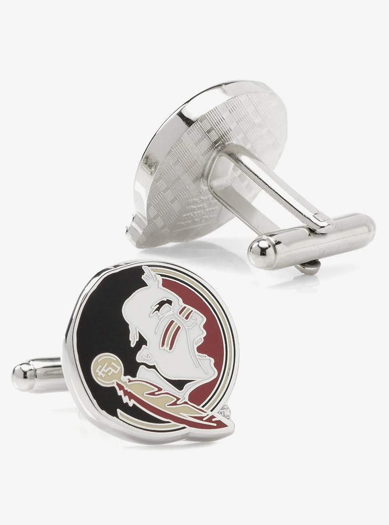 NCAA Florida State Seminole Head Cufflinks