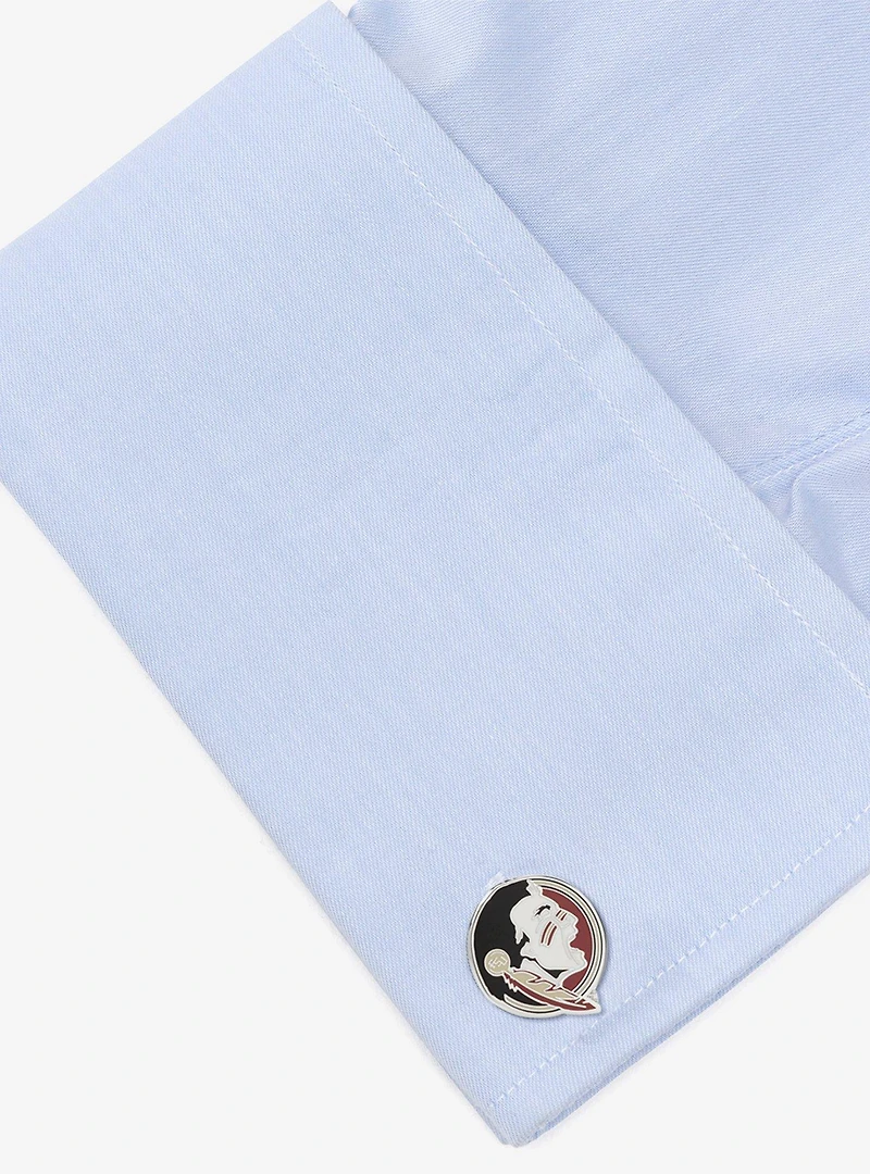 NCAA Florida State Seminole Head Cufflinks