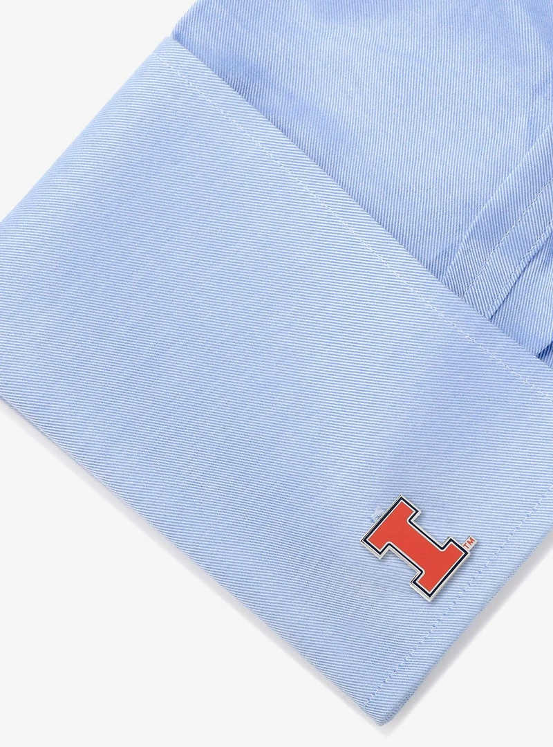 NCAA University of Illinois Fighting Illini Cufflinks