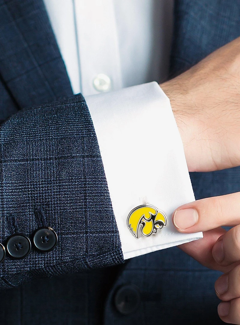 NCAA University of Iowa Hawkeyes Cufflinks