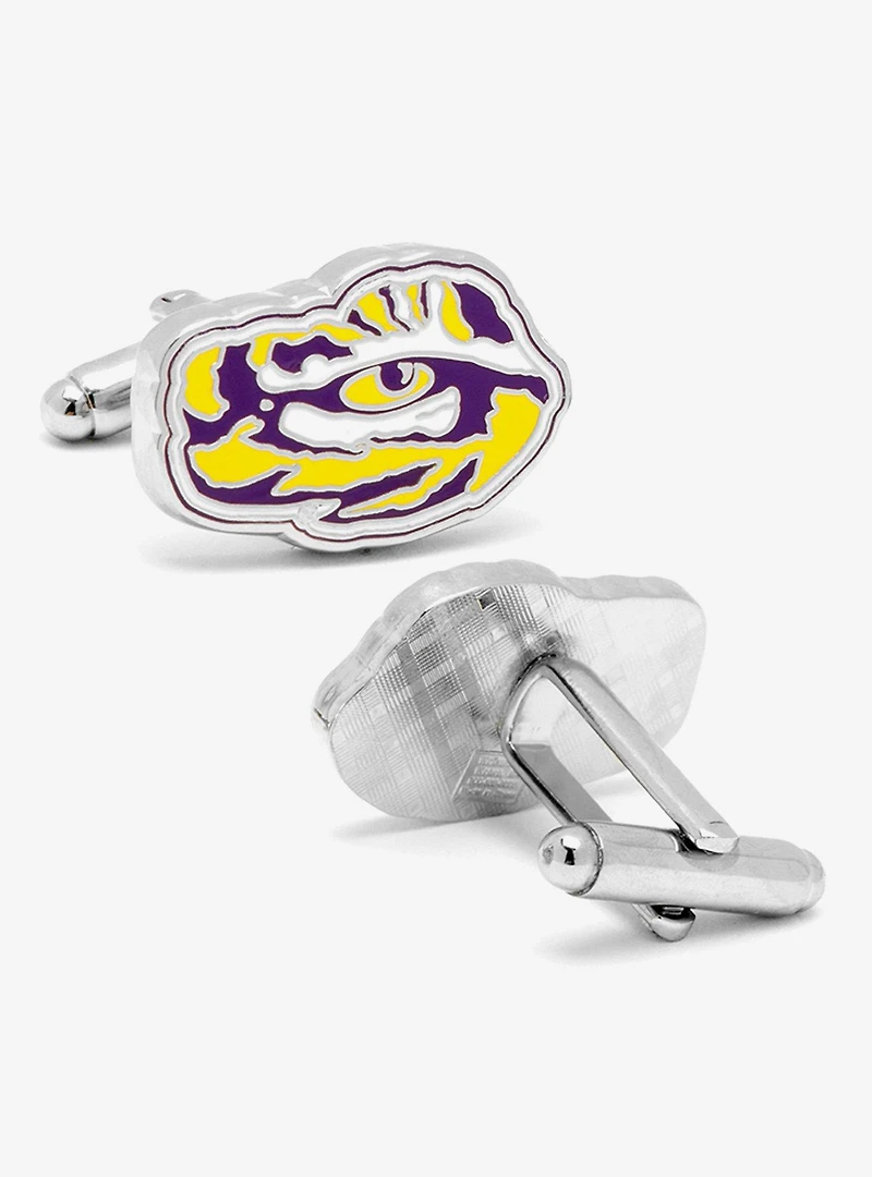 NCAA LSU Tiger's Eye Cufflinks