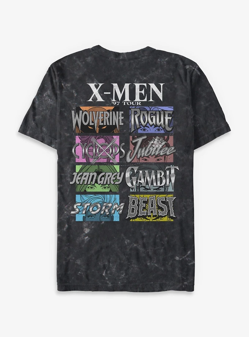 Marvel X-Men '97 Group Tour Mineral Wash T-Shirt BoxLunch Exclusive
