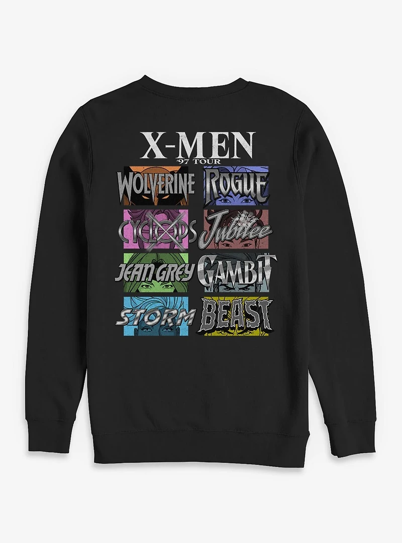 Marvel X-Men '97 Group Tour Sweatshirt BoxLunch Exclusive