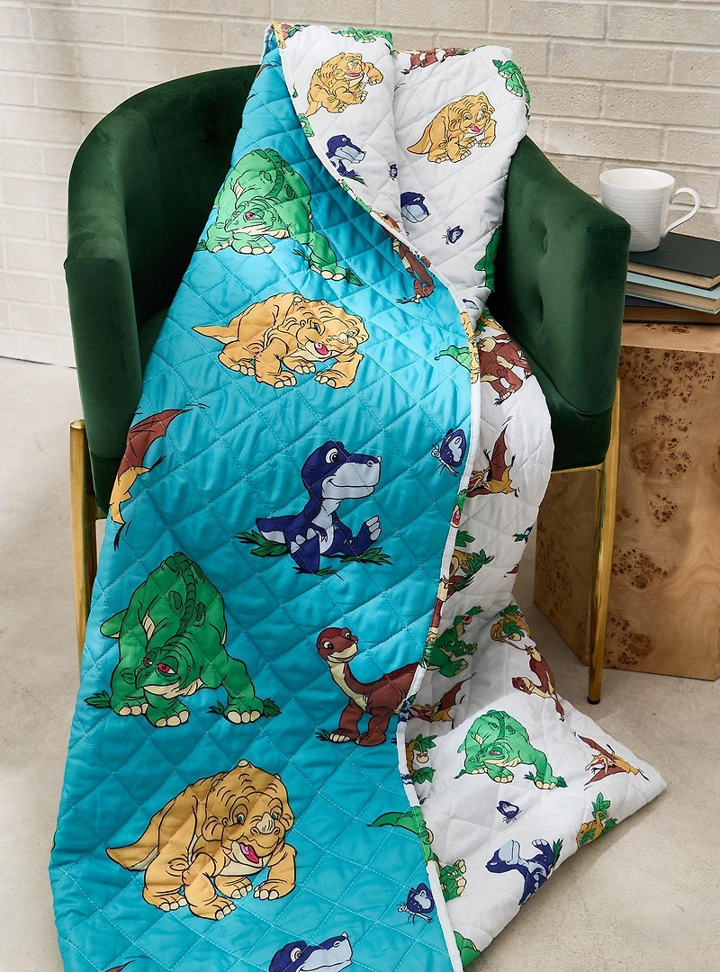 The Land Before Time Retro Quilted Blanket - BoxLunch Exclusive