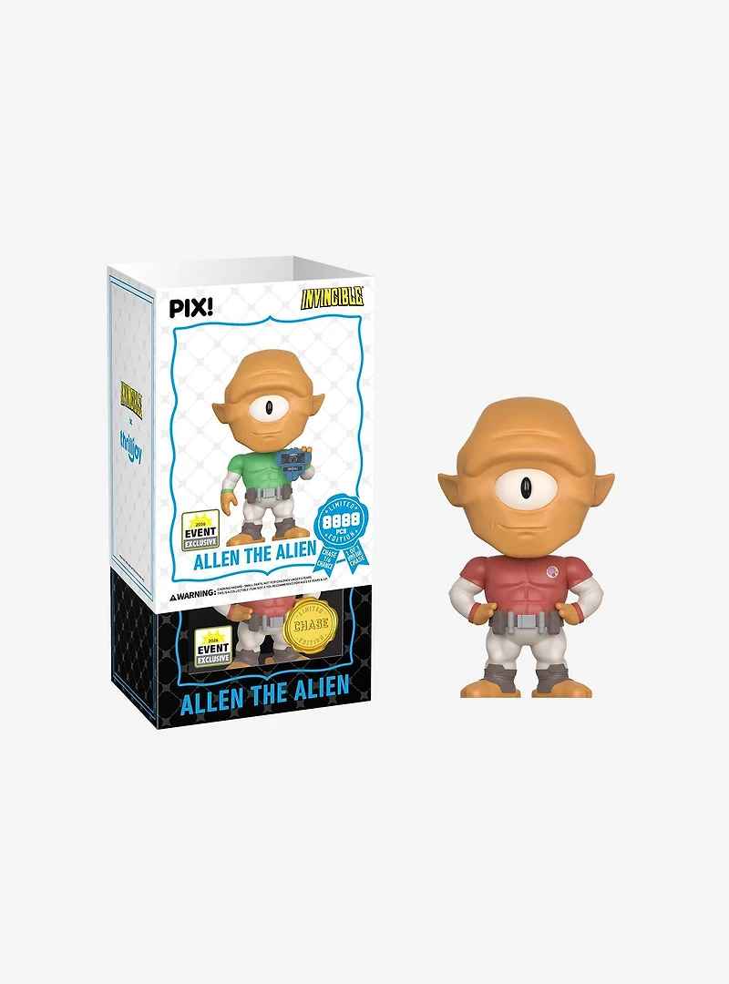 Thrilljoy Invincible Pix! Allen The Alien Vinyl Figure