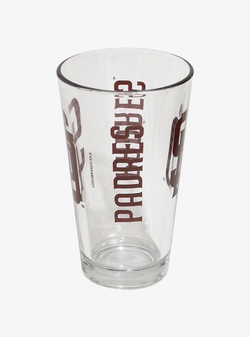 San Diego Padres Pint Glass