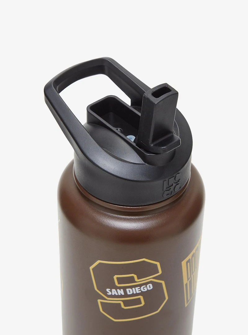 San Diego Padres Sticker Water Bottle