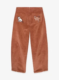 Disney Winnie the Pooh Women's Plus Corduroy Barrel Leg Pants - BoxLunch Exclusive