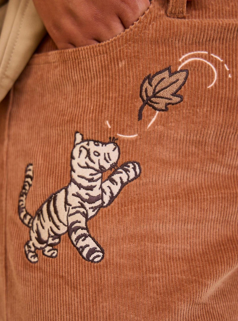 Disney Winnie the Pooh Women's Plus Corduroy Barrel Leg Pants - BoxLunch Exclusive
