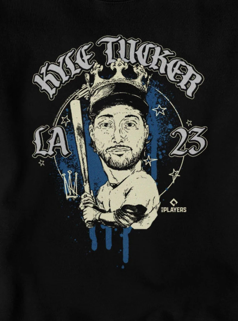 MLB Los Angeles Dodgers Kyle Tucker Caricature LA 23 Sweatshirt Box Lunch Exclusive