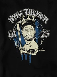 MLB Los Angeles Dodgers Kyle Tucker Caricature LA 23 Sweatshirt Box Lunch Exclusive