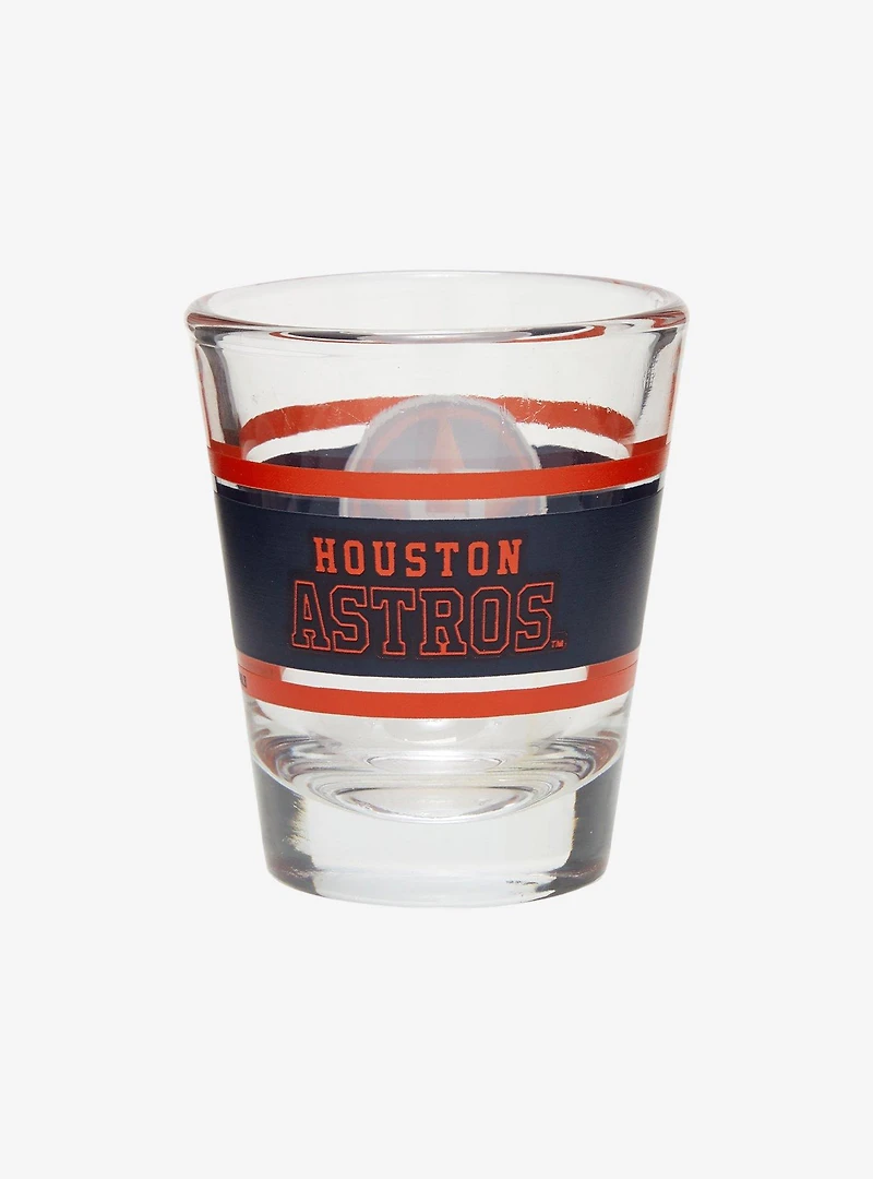 Houston Astros Logo Mini Glass
