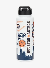 Houston Astros Sticker Water Bottle