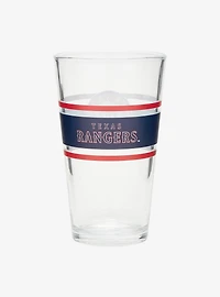 Texas Rangers Logo Pint Glass