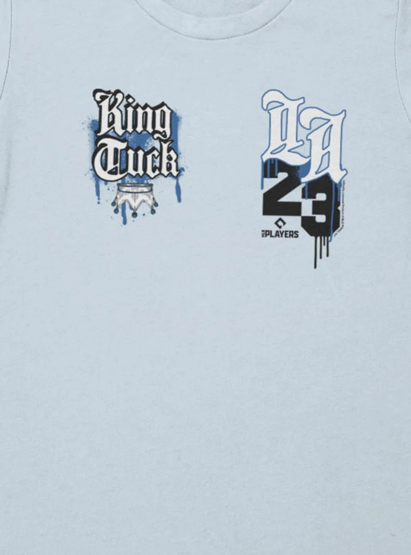 MLB Los Angeles Dodgers King Tuck Kyle Tucker Crown LA 23 Womens T-Shirt Box Lunch Exclusive