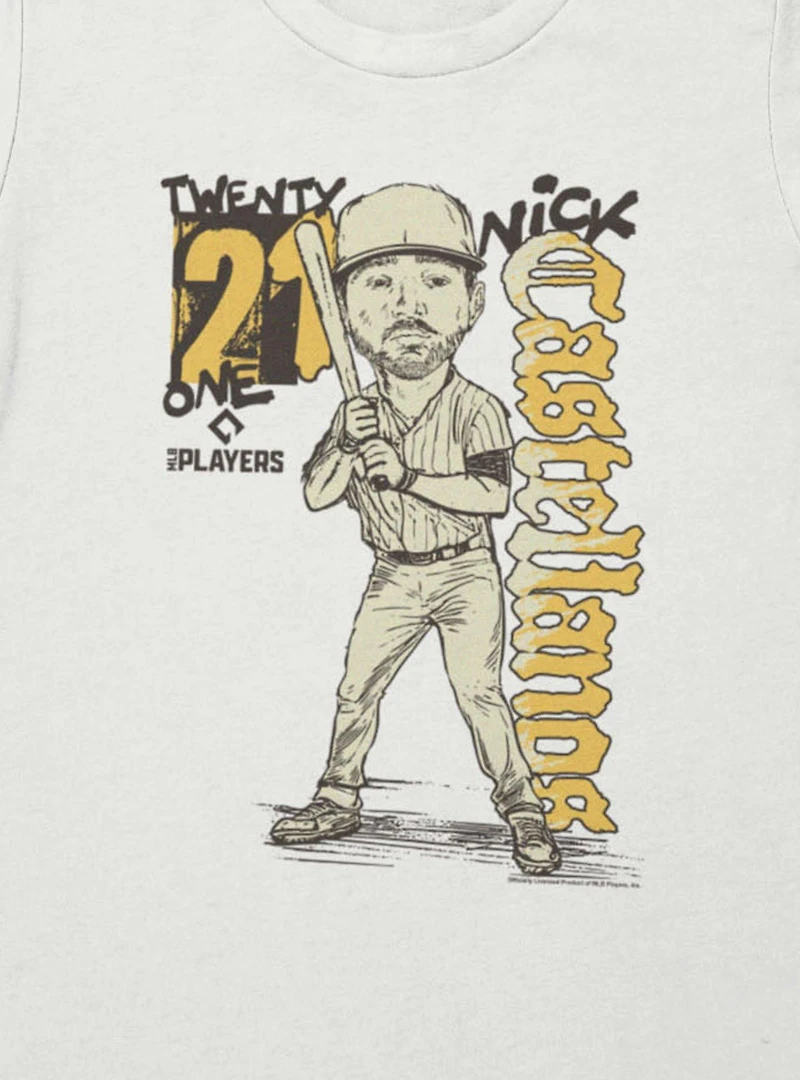 MLB San Diego Padres Nick Castellanos Batter Pose Caricature 21 Womens T-Shirt Box Lunch Exclusive