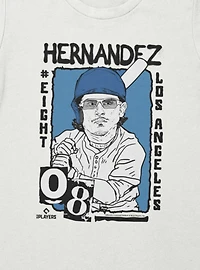 MLB Los Angeles Dodgers Enrique Kike Hernandez Caricature 08 Womens T-Shirt Box Lunch Exclusive