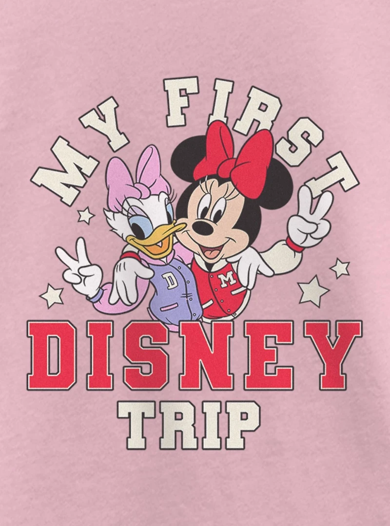 Disney Minnie Mouse & Daisy Duck My First Trip Youth Girls T-Shirt
