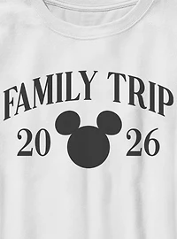 Disney Mickey Mouse Head Family Trip 2026 Youth T-Shirt
