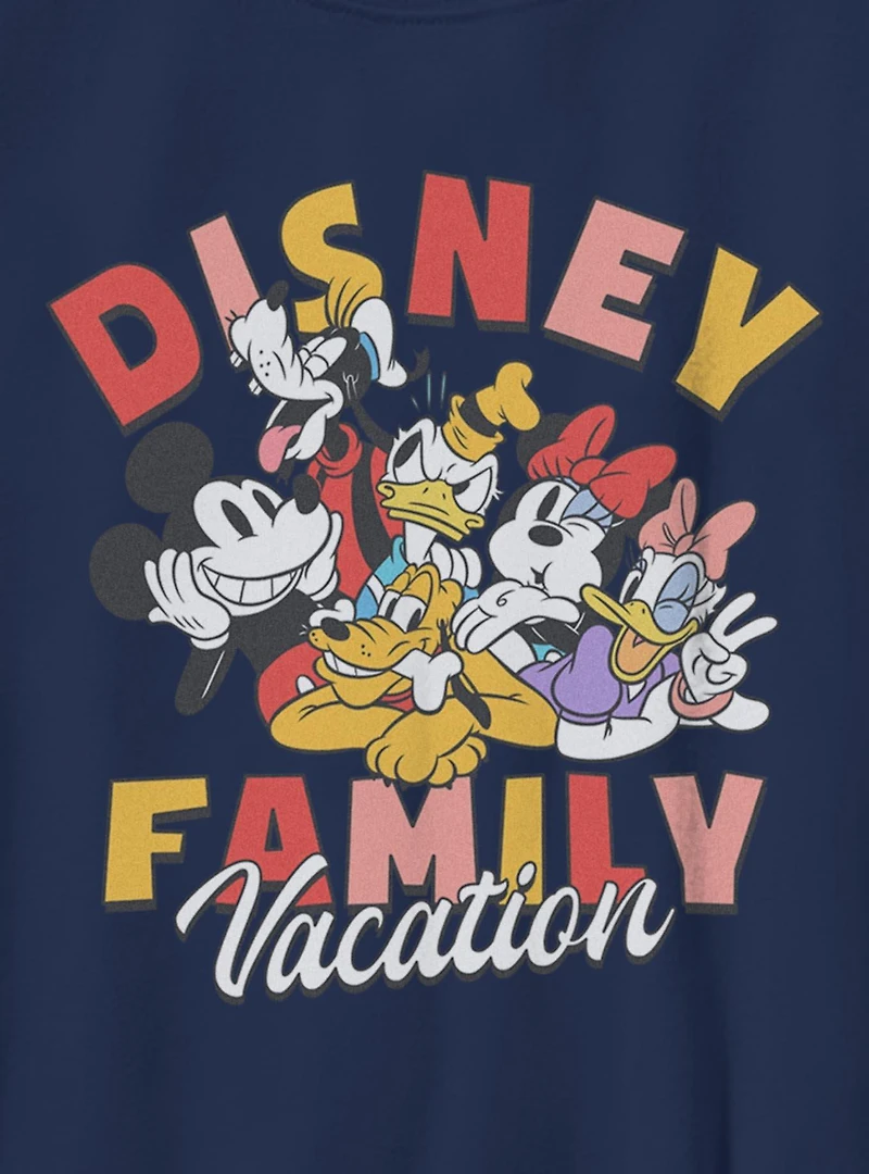 Disney Mickey Mouse & Friends Family Vacation Youth T-Shirt