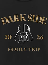 Star Wars Darth Vader Dark Side Family Trip 2026 Youth Girls T-Shirt