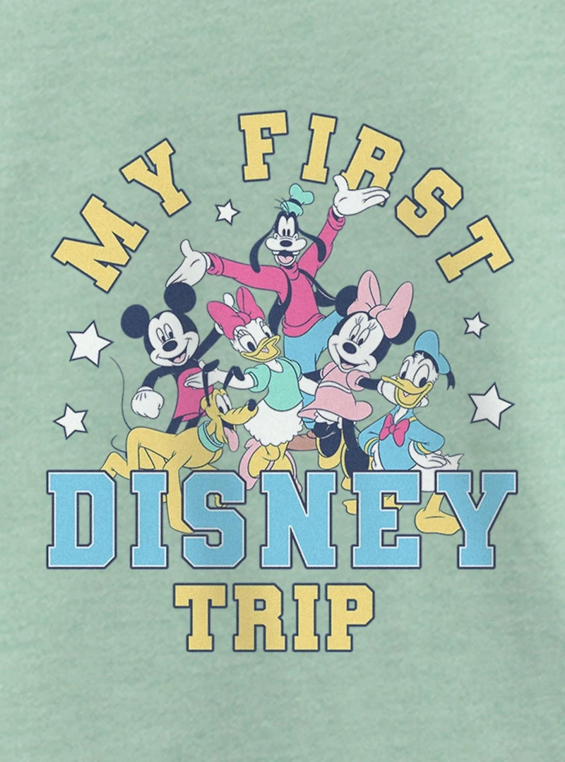 Disney Mickey Mouse My First Trip Together Youth Girls T-Shirt
