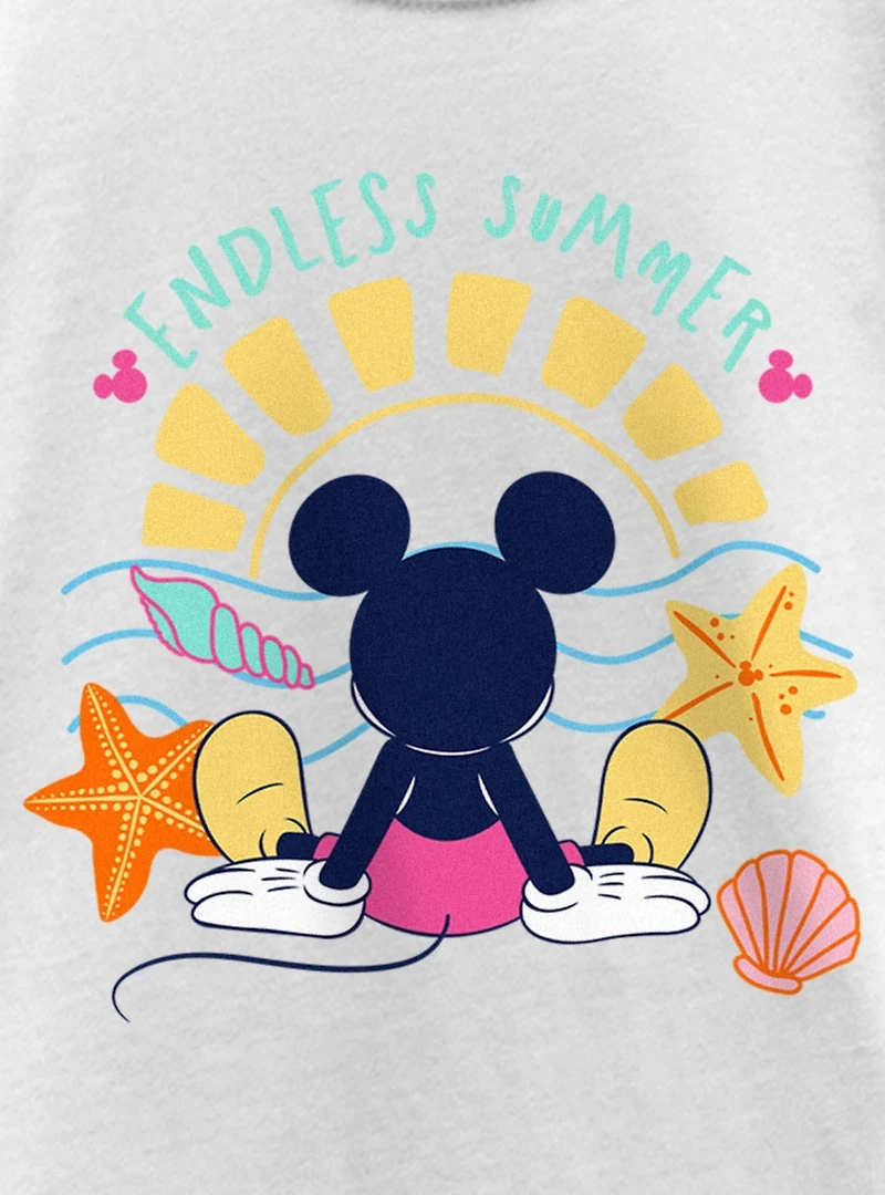 Disney Mickey Mouse Endless Summer Beach Gaze Youth Girls T-Shirt