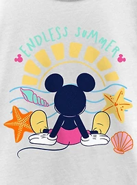 Disney Mickey Mouse Endless Summer Beach Gaze Youth Girls T-Shirt