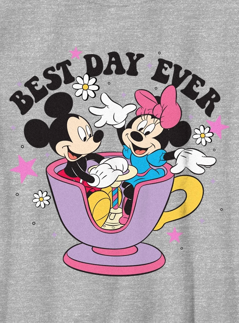 Disney Mickey Mouse & Minnie Best Day Ever Youth T-Shirt