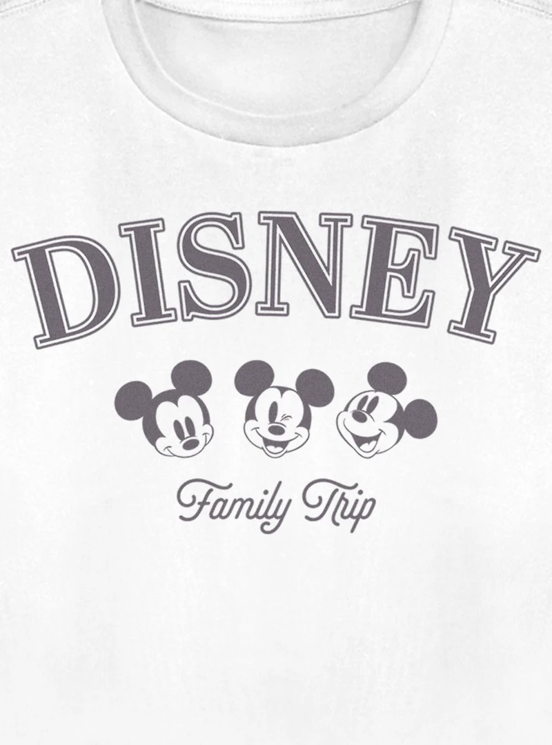 Disney Mickey Mouse Family Trip Heads Womens T-Shirt