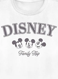 Disney Mickey Mouse Family Trip Heads Womens T-Shirt