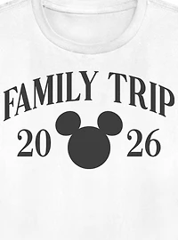 Disney Mickey Mouse Head Family Trip 2026 Womens T-Shirt
