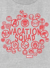 Marvel Avengers Vacation Squad Logo Icons Womens T-Shirt