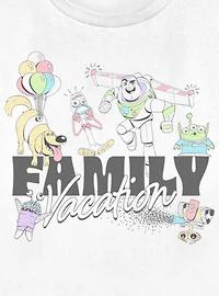 Disney Pixar Family Vacation Characters Womens T-Shirt