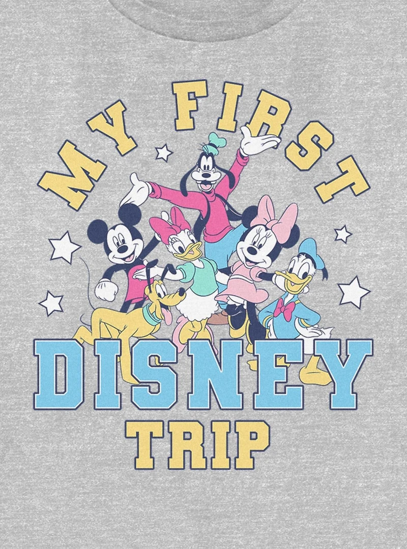 Disney Mickey Mouse My First Trip Together Womens T-Shirt