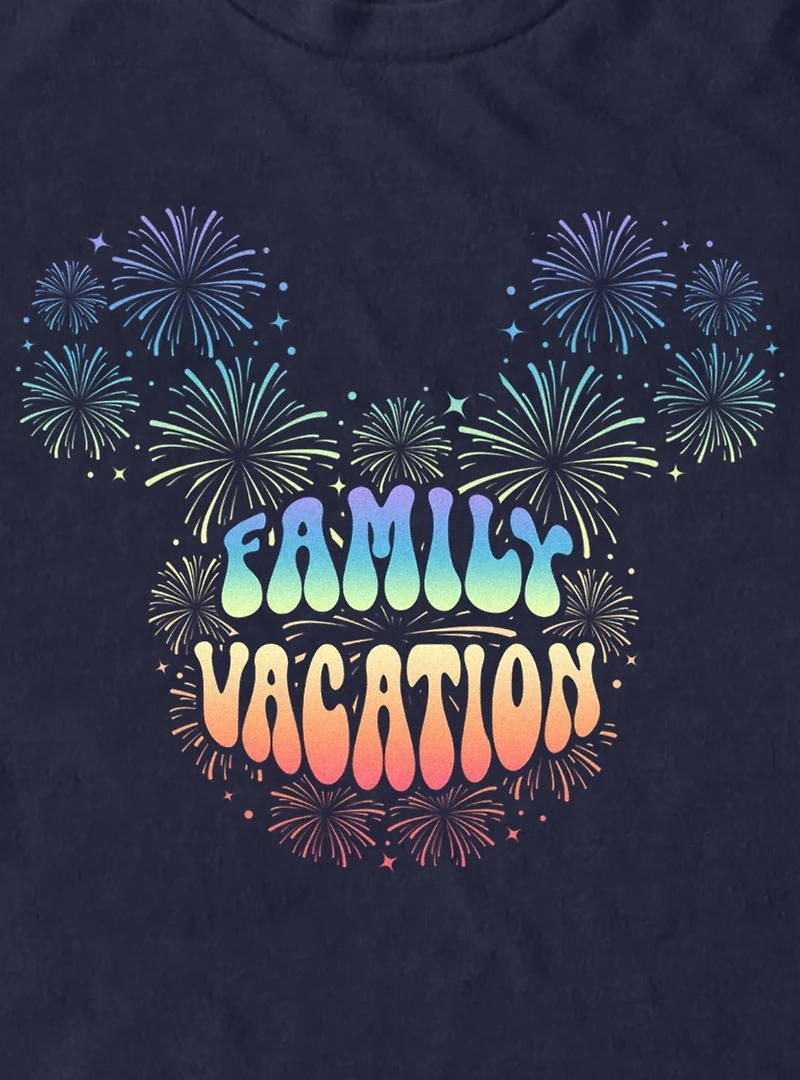 Disney Mickey Mouse Head Family Vaction Fireworks T-Shirt