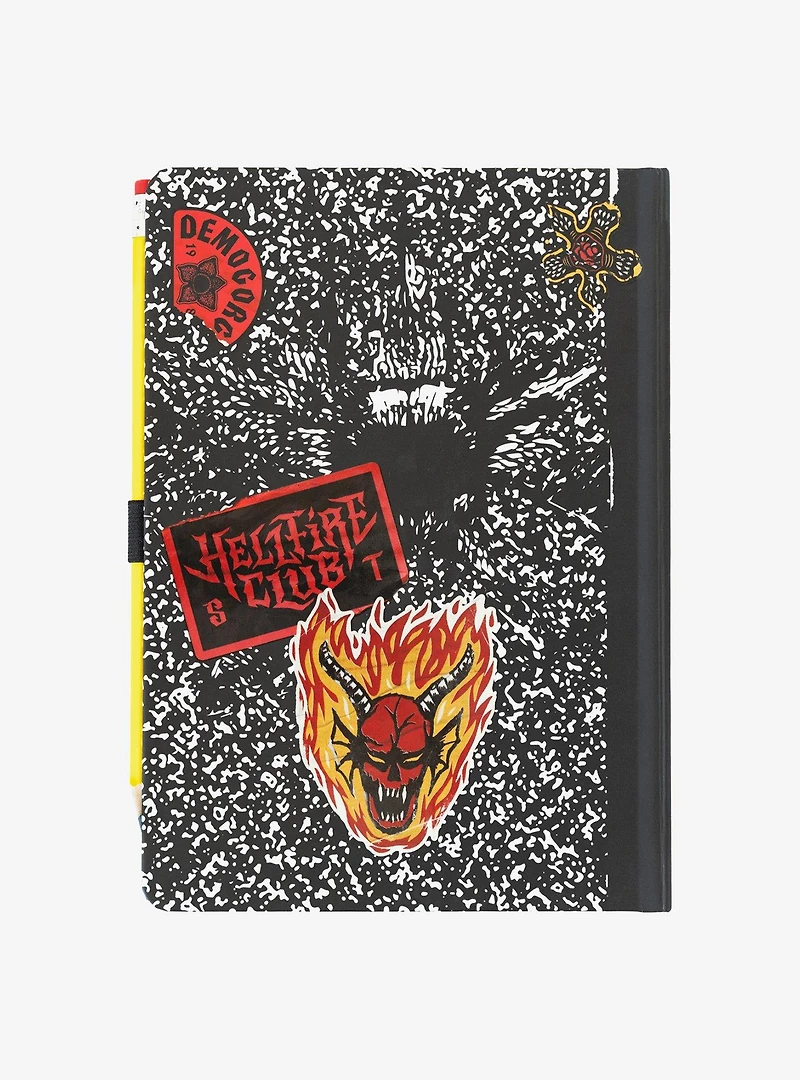 Stranger Things Composition Book Premium A5 Notebook With Pencil