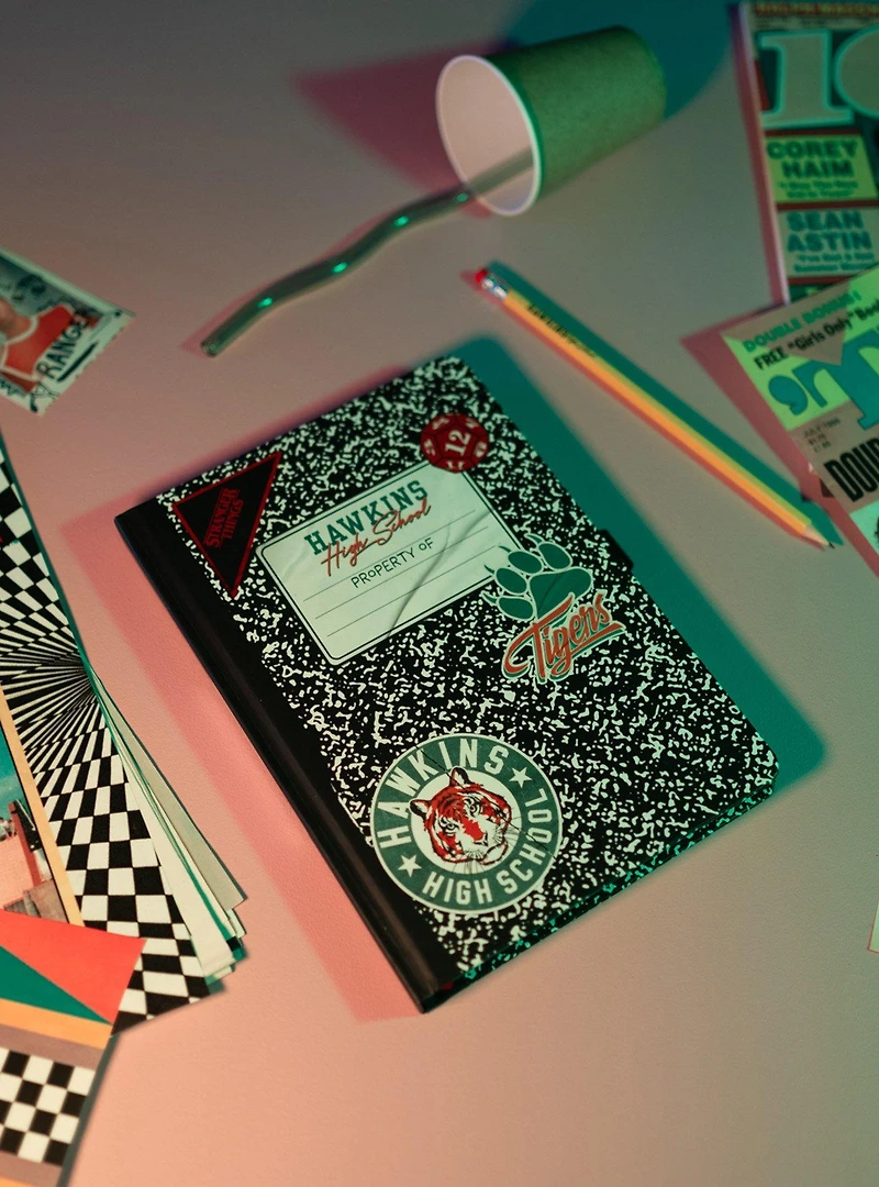Stranger Things Composition Book Premium A5 Notebook With Pencil