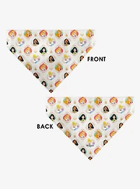 Disney Holiday Princess Poses and Icons Slip On Collar Pet Bandana - Bandana Only
