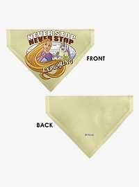 Disney Rapunzel Never Stop Exploring Castle Pose Slip On Collar Pet Bandana - Bandana Only